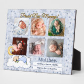 Proud Mommy New Baby Boy 6 Foto Fotoplatte (Seite)