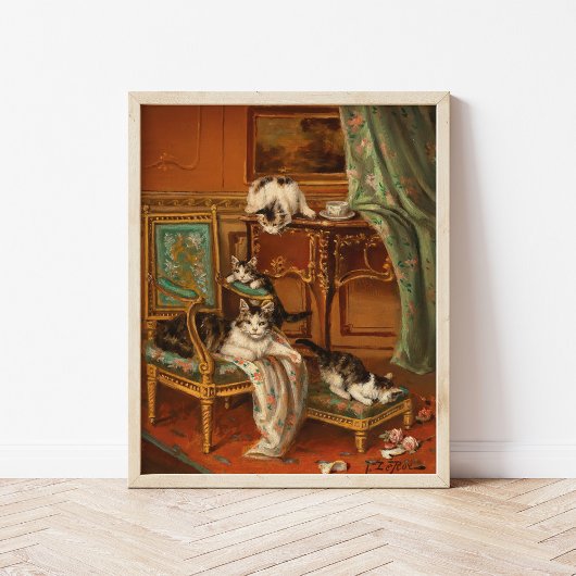 Proud Mother Cat | Jules Le Roy Poster