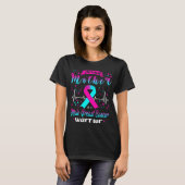 Proud Mother Male Breast Cancer Warrior T-Shirt (Vorne ganz)