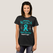 Proud Mother POLYCYSTIC NIERENKRANKHEIT Warrior T-Shirt (Vorne ganz)