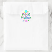 Proud Mother Runder Aufkleber (Tasche)