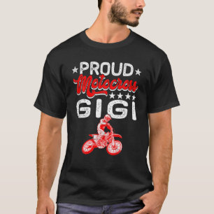 Proud Motocross Gigi Muttertag Sport Lover Mama T-Shirt