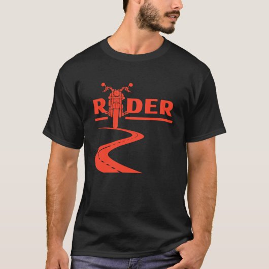 Proud Motorradfahrer T-Shirt (Vorderseite)