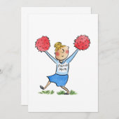 Proud Mum Einladung (Vorne/Hinten)