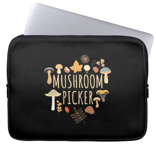 Proud Mushroom Picker Laptopschutzhülle (Vorderseite)