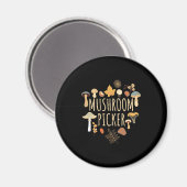 Proud Mushroom Picker Magnet (Vorderseite/Rückseite)