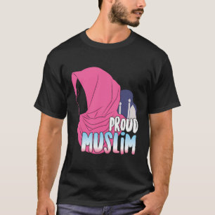 Proud Muslim Islam Islamische Frauenmoschee Hijab  T-Shirt
