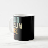 Proud Muslim Since 2011 Embracing Islamic Faith Ne Kaffeetasse (Vorderseite Links)