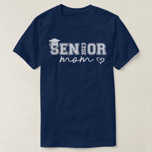 Proud Muta niedlich Herzstudium Senior 2023 T-Shirt (Design vorne)