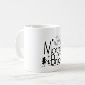 Proud Mutter der Bride Sticker - Elegant Weddin Kaffeetasse (Vorderseite Links)
