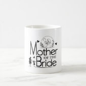 Proud Mutter der Bride Sticker - Elegant Weddin Kaffeetasse (Mittel)