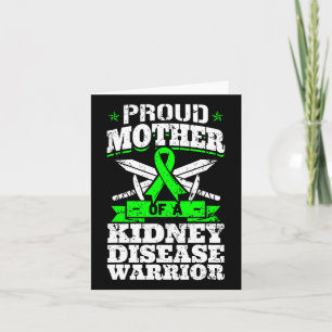 Proud Mutter einer Nierenerkrankung Warrior CD Awa Karte