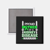 Proud Mutter einer Nierenerkrankung Warrior CD Awa Magnet (Vorderseite/Rückseite)