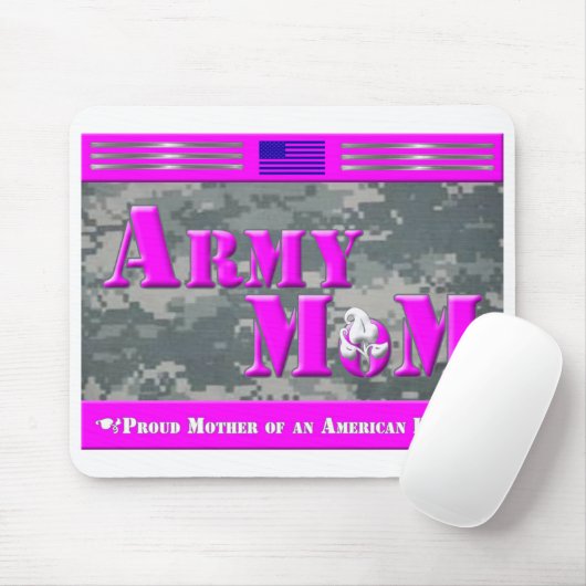 Proud Mutter eines amerikanischen Helden-Geschenke Mousepad (Mit Mouse)