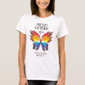 Proud-Mutter-Schmetterling-Turner-Syndrom T-Shirt (Vorderseite)