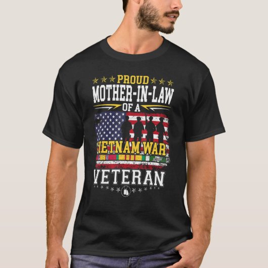 Proud Mutter vor dem Gesetz Vietnamkrieg Veteran M T-Shirt (Vorderseite)