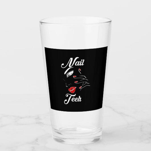 Proud Nail Tech Glas (Vorderseite)