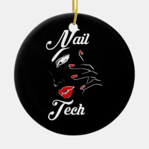 Proud Nail Tech Keramik Ornament