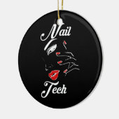 Proud Nail Tech Keramik Ornament (Links)