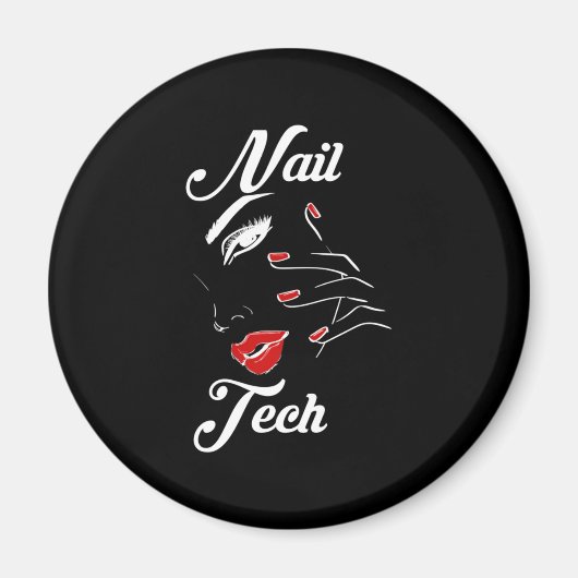 Proud Nail Tech Magnet (Vorne)
