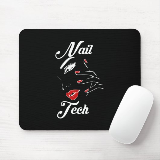 Proud Nail Tech Mousepad (Mit Mouse)