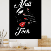 Proud Nail Tech Poster (Küche)