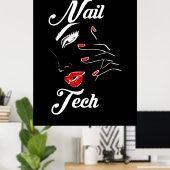 Proud Nail Tech Poster (Heimbüro)