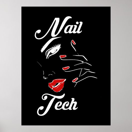 Proud Nail Tech Poster (Vorne)