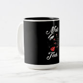 Proud Nail Tech Zweifarbige Tasse (Vorderseite Links)