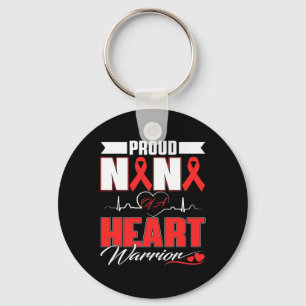 Proud Nana einer Herzkriegserkrankung Awaren Schlüsselanhänger