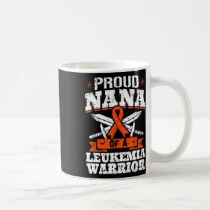 Proud Nana einer Leukämie Warrior Oma Bewusstsein Kaffeetasse