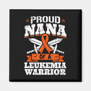 Proud Nana einer Leukämie Warrior Oma Bewusstsein Magnet