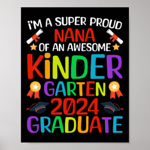 Proud Nana of Phantastisch Kindergarten 2024 Gradu Poster