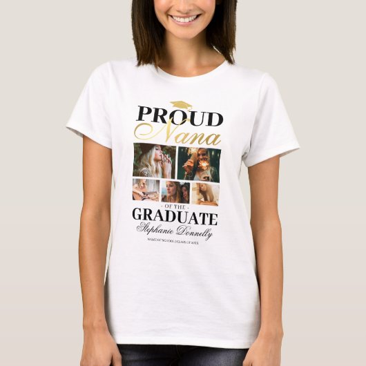 Proud Nana vom Graduate T - Shirt (Vorderseite)