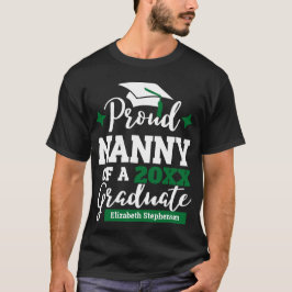 Proud Nanny von einer 2023-Graduierten-Familie, di T-Shirt