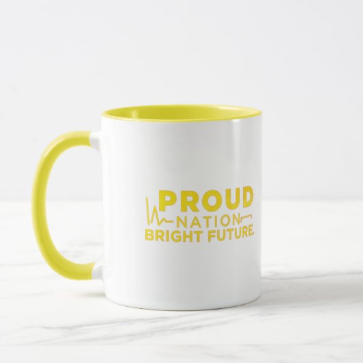 Proud Nation Bright Future Tasse (Links)