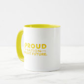 Proud Nation Bright Future Tasse (Vorderseite Links)