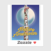 Proud Native American Aufkleber (Blatt)