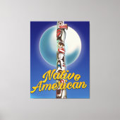 Proud Native American Leinwanddruck (Vorderseite)