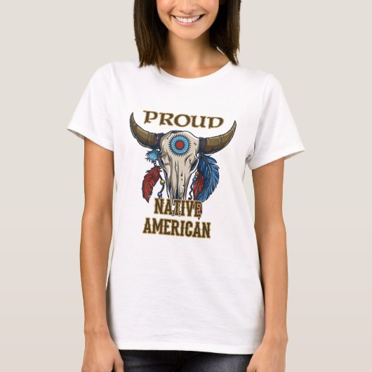 Proud Native American T-Shirt (Vorderseite)