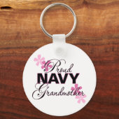 Proud Navy Großmutter Schlüsselanhänger (Vorderseite)