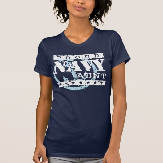 Proud Navy-Tante T-Shirt (Vorderseite)