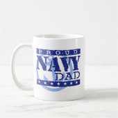 Proud Navy-Vater Kaffeetasse (Links)