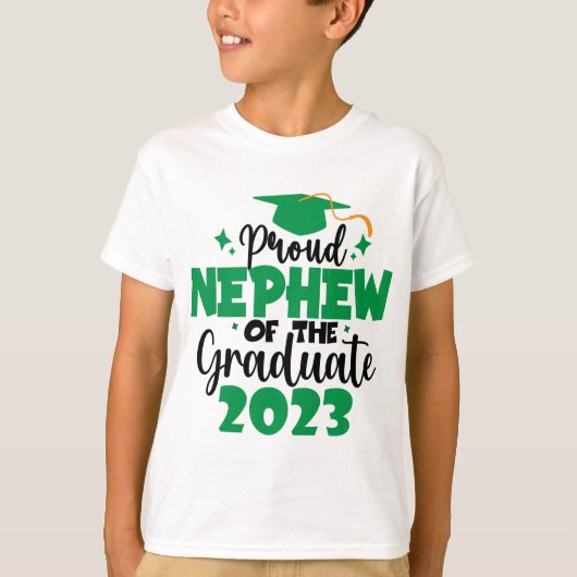 Proud NEPHEW einer Klasse von 2023 Graduate Fun Gr T-Shirt (Vorderseite)