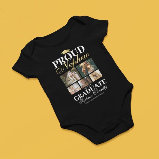 Proud Nephew vom Graduate Baby Bodysuit Baby Strampler