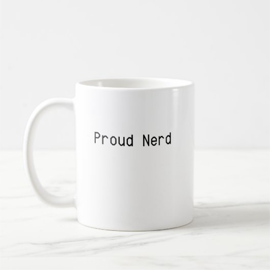 Proud-Nerd Kaffeetasse (Links)