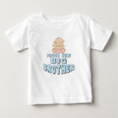 Proud New Big Brother Girl Baby T-shirt (Vorderseite)