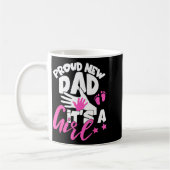 Proud New Dad It's A Girl Funny Pregnancy First Ti Kaffeetasse (Links)