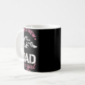 Proud New Dad It's A Girl Promoted To Daddy Tee Gi Kaffeetasse (Vorderseite Links)
