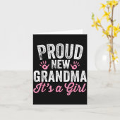 Proud New Grandma It's A Girl Mother Soon To Be Mo Karte (Gelbe Blume)